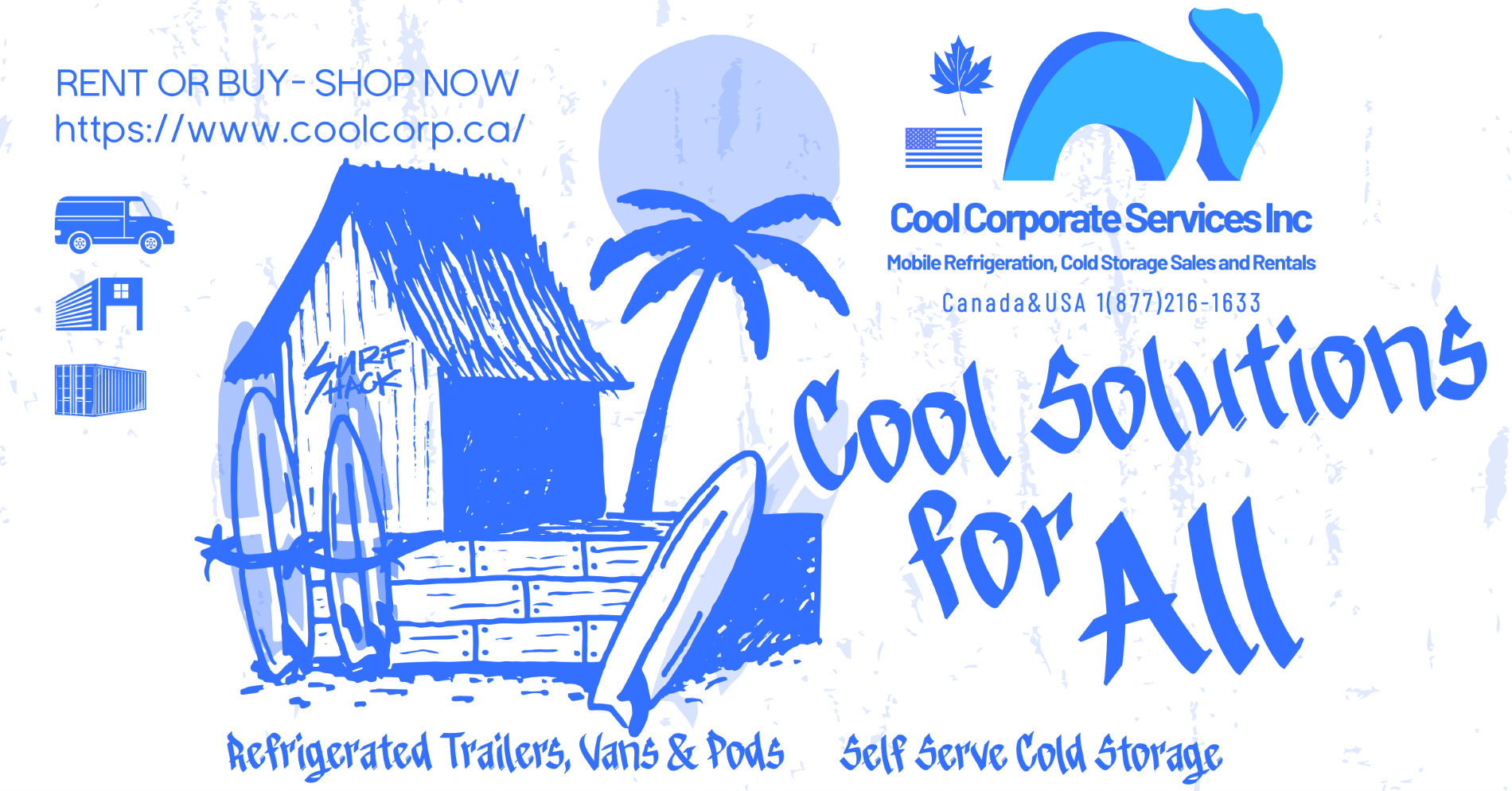 New Cooler Trailers and Pods For Sale